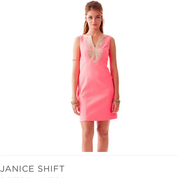 Lilly Pulitzer | Salmon Janice Shift Dress NWT ✨ - Picture 2 of 8